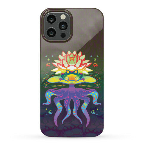 Psychedelic Lily Frog Phone Case